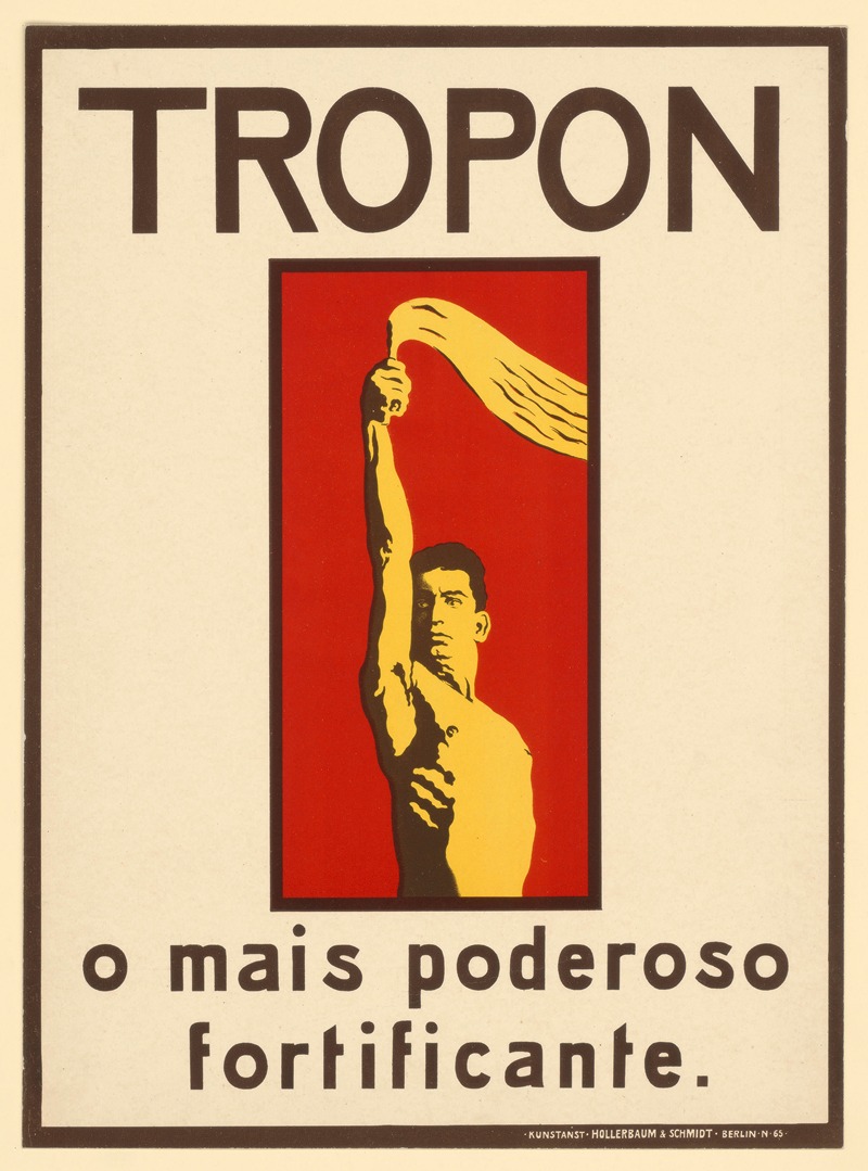 Tropon o mais poderoso fortificante by Georg Einbeck, 1898 — digital art print download