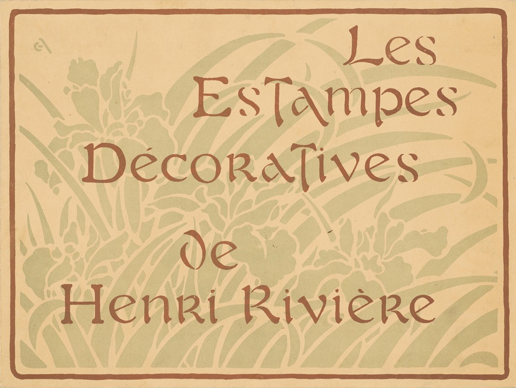 Les Estampes Décoratives de Henri Rivière by Жорж Ориоль, 1880 - 1898 — digital art print download