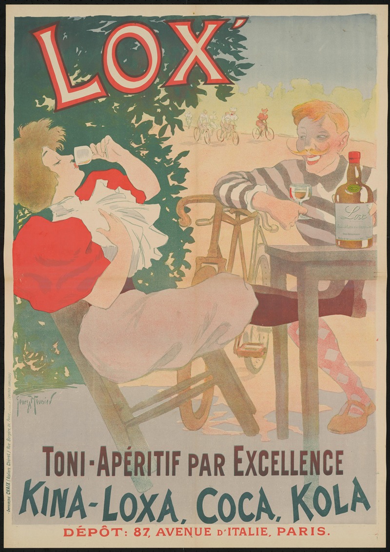Lox. Toni-Apéritif par Excellence by Жорж Мёнье, 1895 — digital art print download