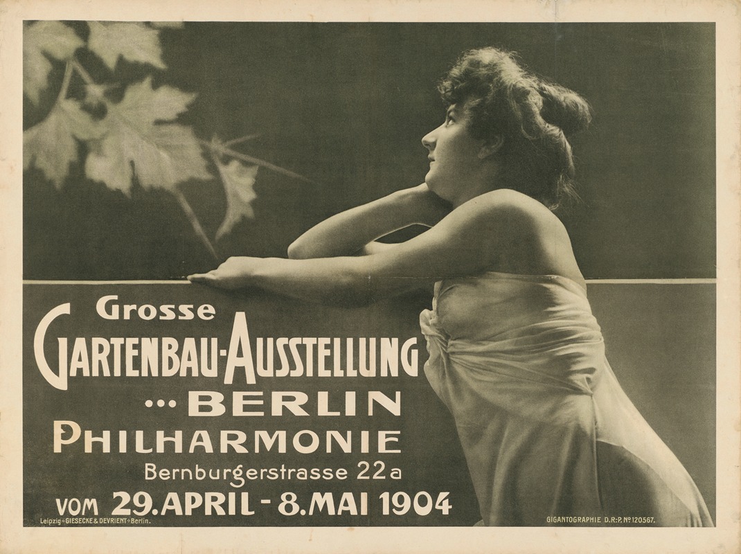 Grosse Gartenbau-Ausstellung Berlin — Giesecke und Devrient