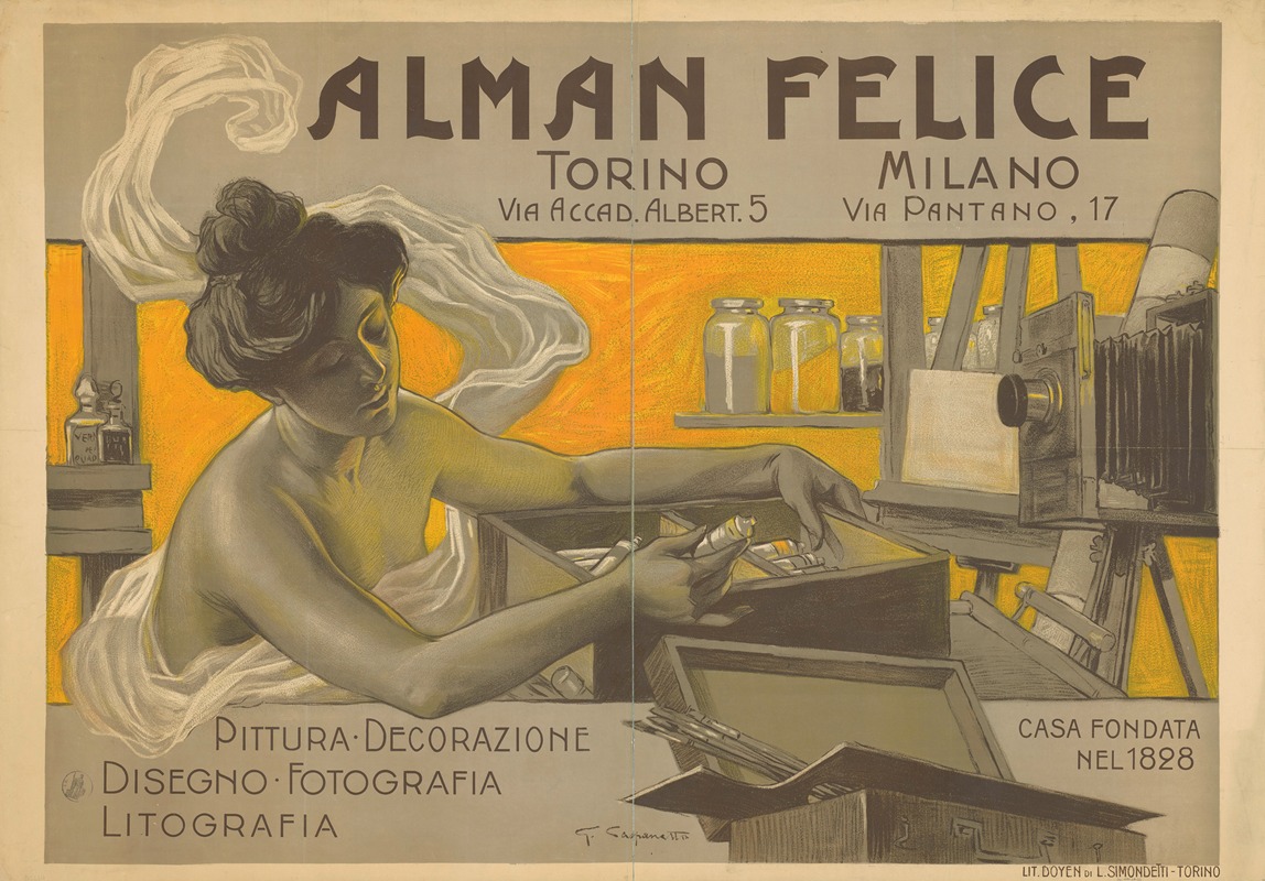 Alman Felice by Giovanni Battista Carpanetto — digital art print download
