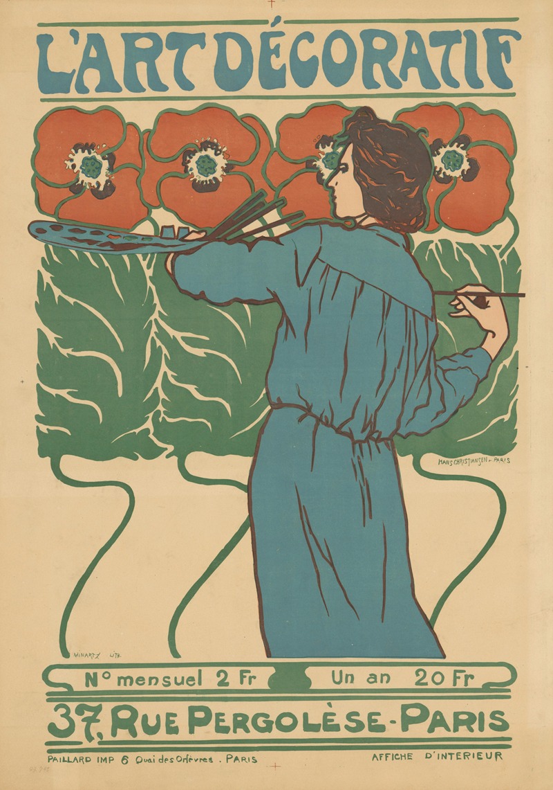 L'art décoratif by Hans Christiansen, 1899 — digital art print download