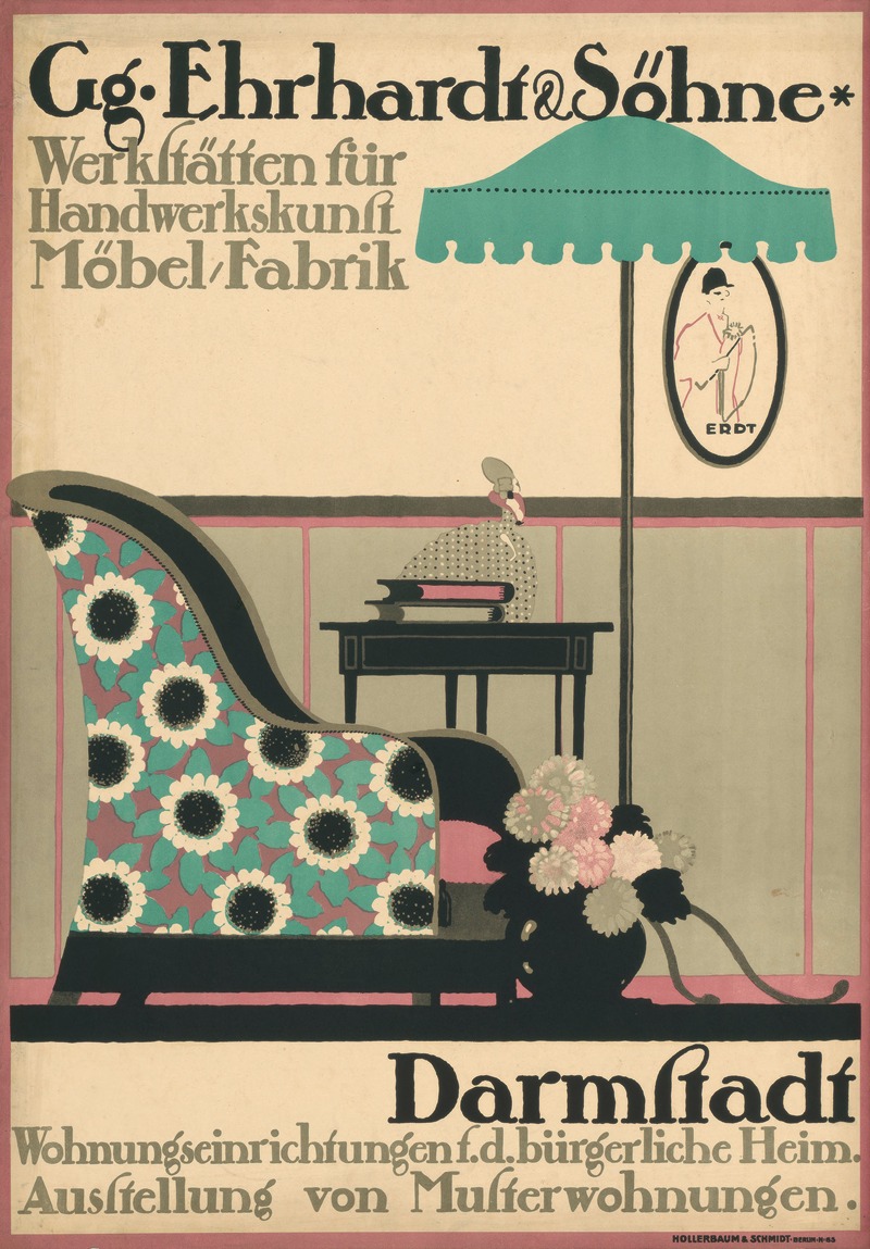 Ehrhard & Söhne Werkstätten für Handwerkskunst Möbel- Fabrik — Hans Rudi Erdt