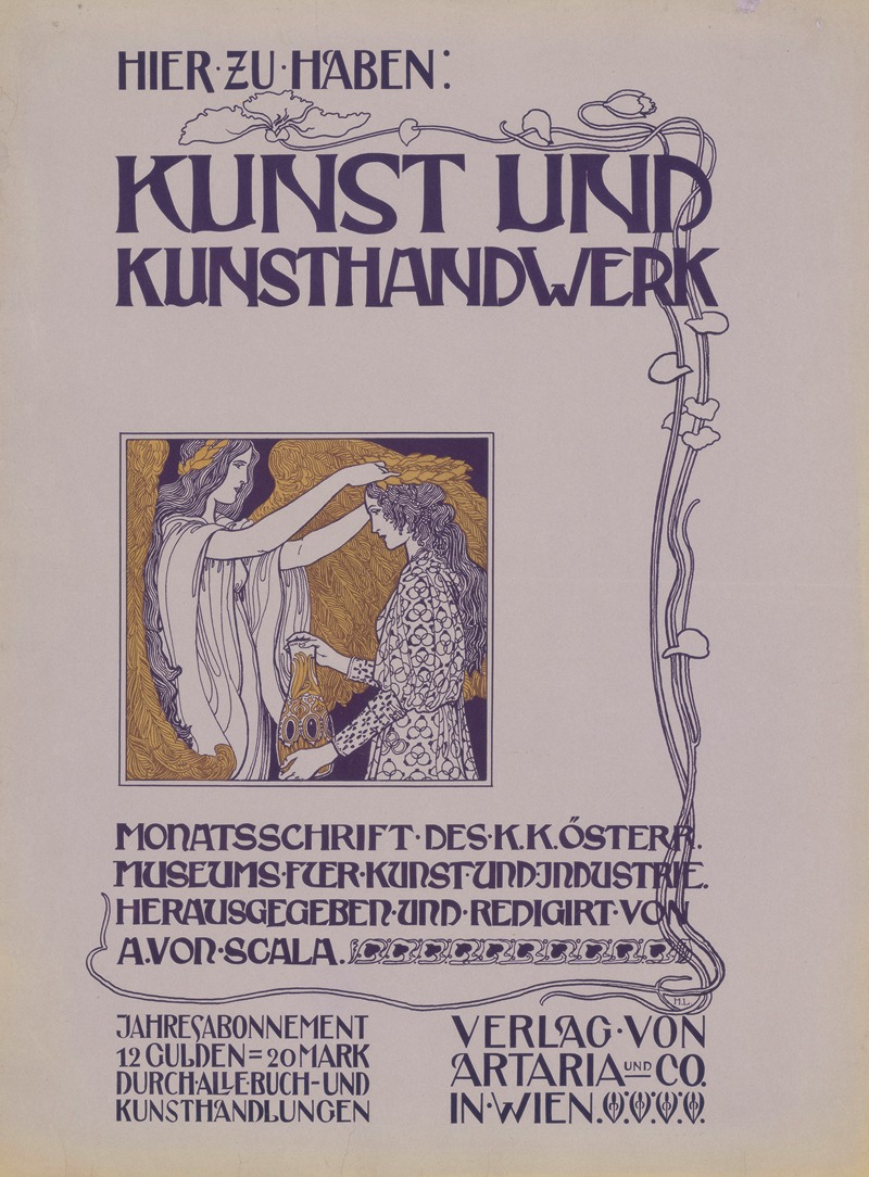 Kunst und Kunsthandwerk by Генрих Лефлер, 1898 — digital art print download