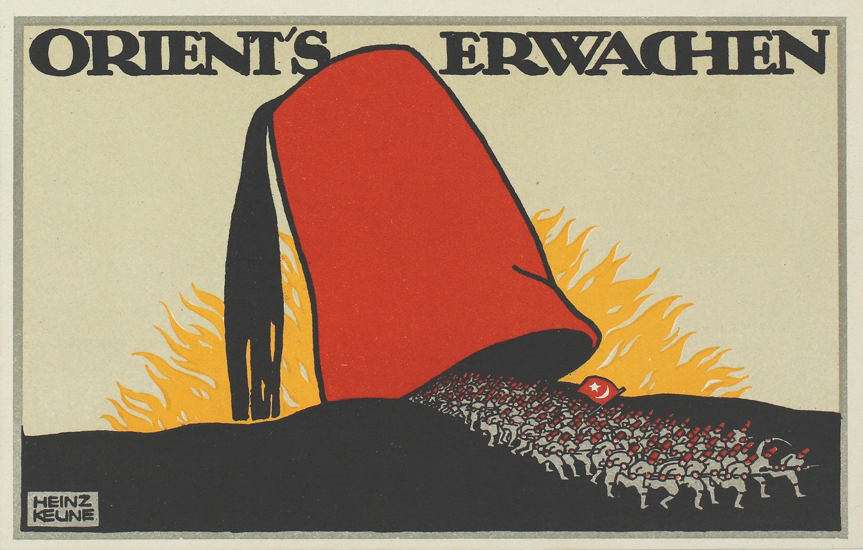Orient`s Erwachen by Heinz Keune, 1914 — digital art print download