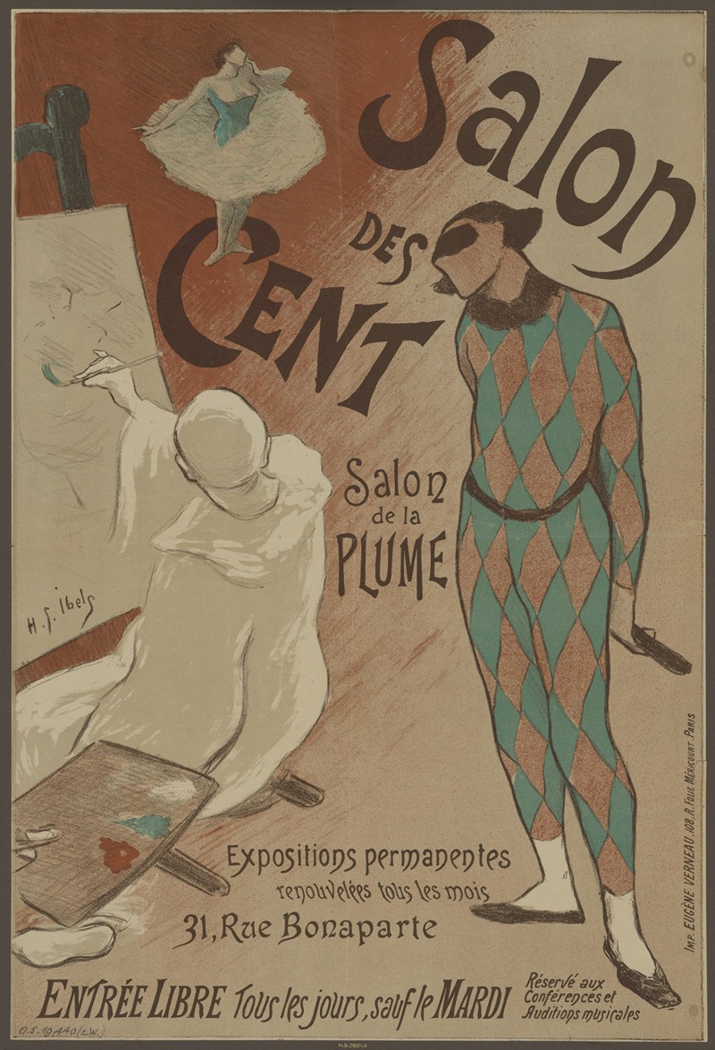 Salon des Cent. Salon de la Plume — Анри-Габриэль Ибель