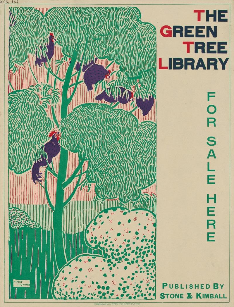 The Green Tree Library. Published by Stone & Kimball by Генри МаКартёр, 1895 — digital art print download
