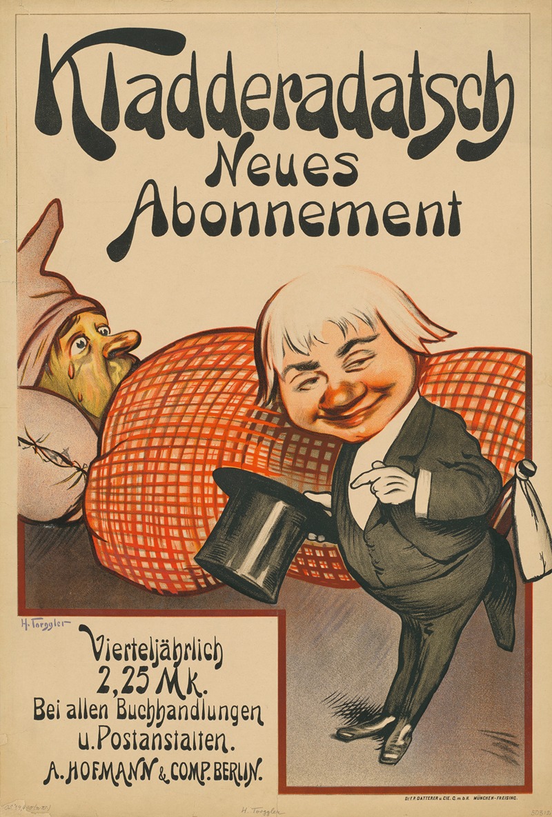 Kladderadatsch Neues Abonnement — Hermann Torggler