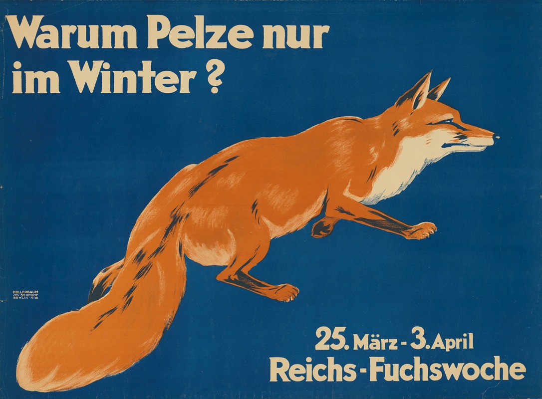 Reichs-Fuchswoche — Hollerbaum & Schmidt