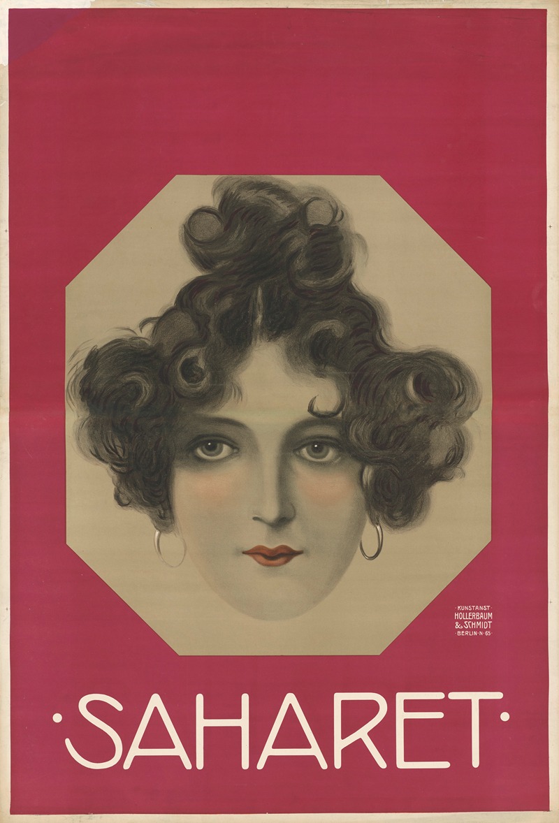 Saharet (Tänzerin) by Hollerbaum & Schmidt, 1903 — digital art print download