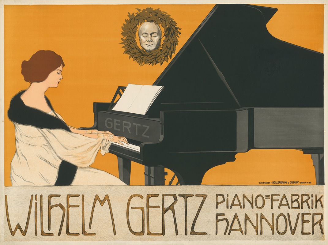 Wilhelm Gertz. Pianofabrik Hannover — Hollerbaum & Schmidt