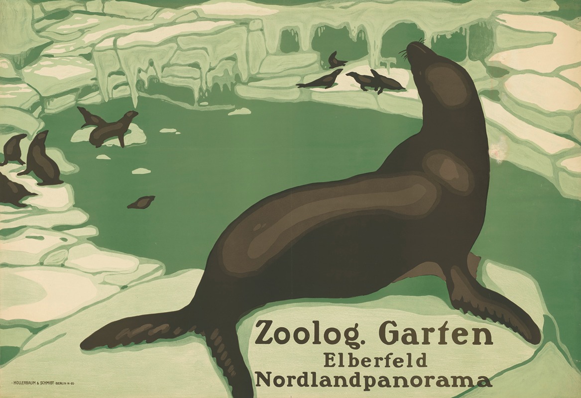 Zoologischer Garten Elberfeld by Hollerbaum & Schmidt, 1910 — digital art print download