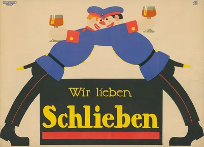 Wir lieben Schlieben by Joe Loe, 1912 — digital art print download