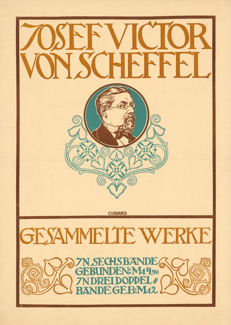 Josef Victor von Scheffel. Gesammelte Werke — Johann Vincenz Cissarz