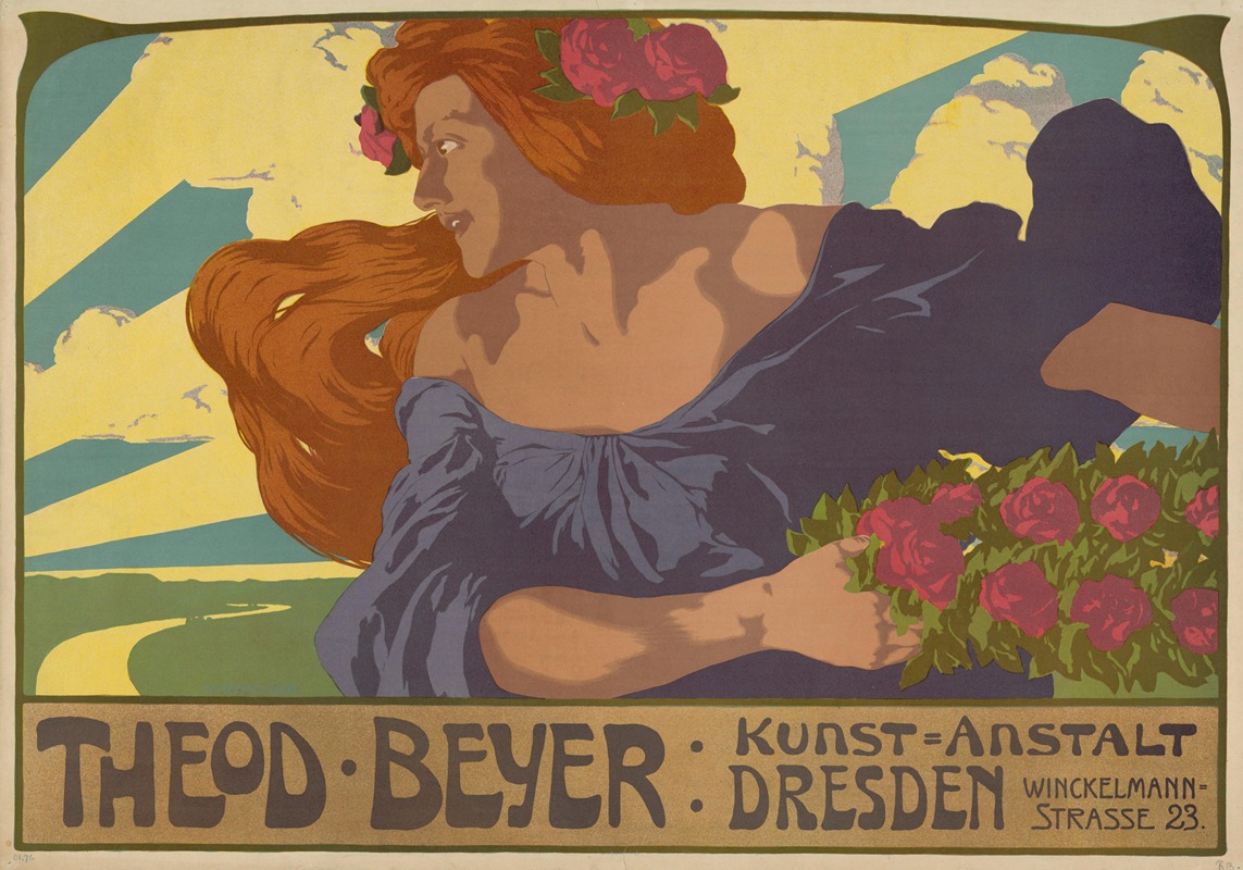 Theodor Beyer Kunstanstalt Dresden by Иоганн Винценц Цисзарз, 1900 — digital art print download
