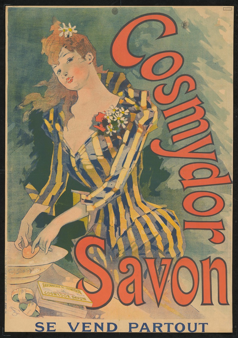 Cosmydor Savon by Жюль Шере, 1891 — digital art print download
