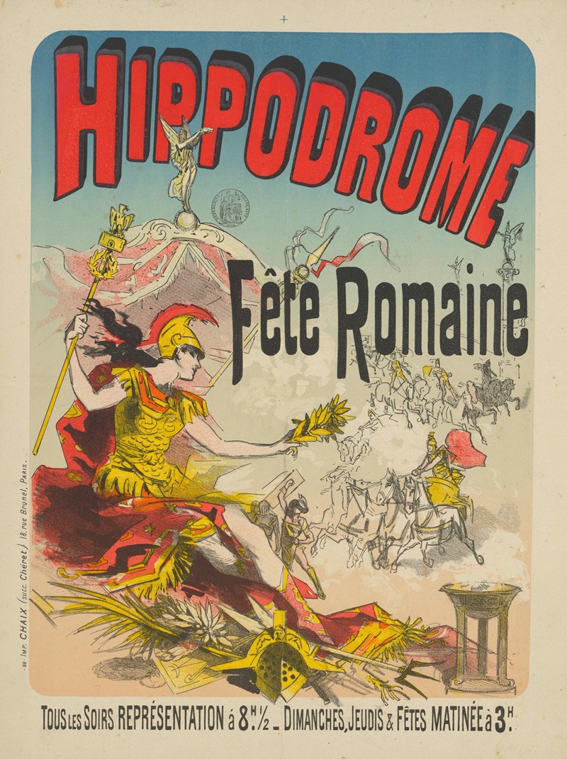Hippodrome. Fête Romaine — Жюль Шере