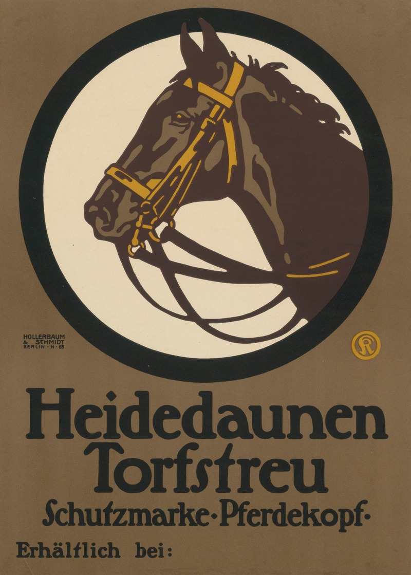 Heidedaunen Torfstreu by Julius Klinger, 1914 — digital art print download