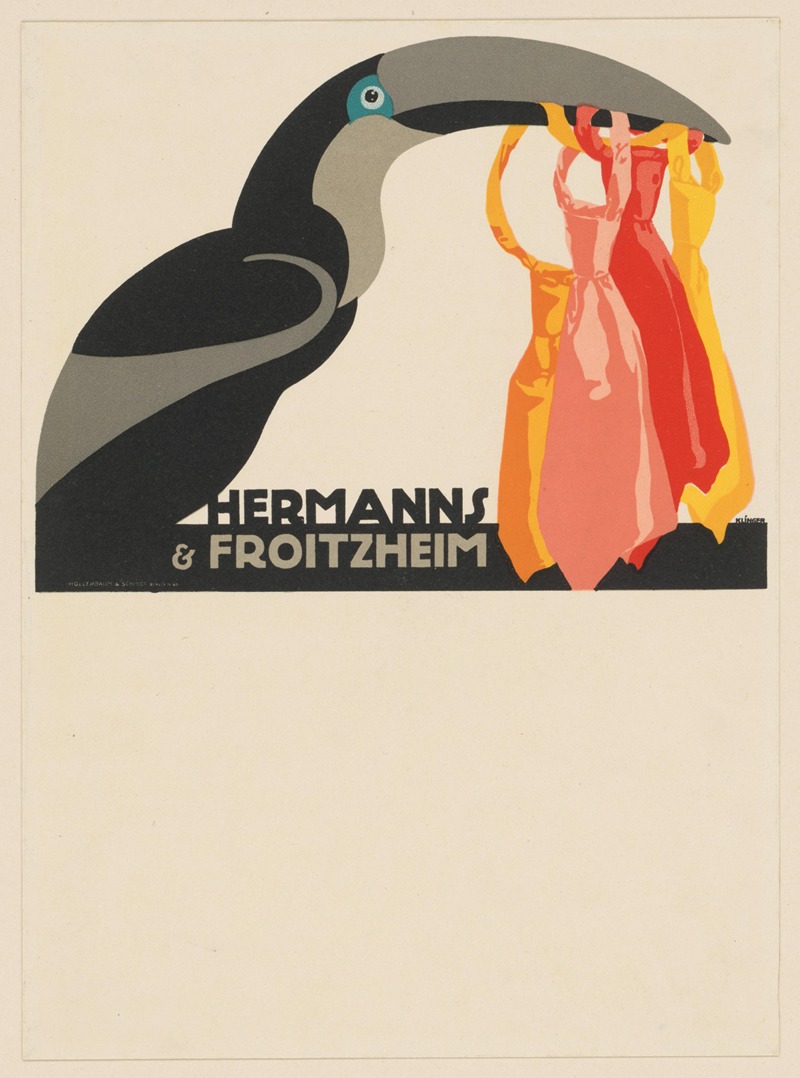 Hermanns und Froitzheim by Юлий Клингер, 1910 — digital art print download