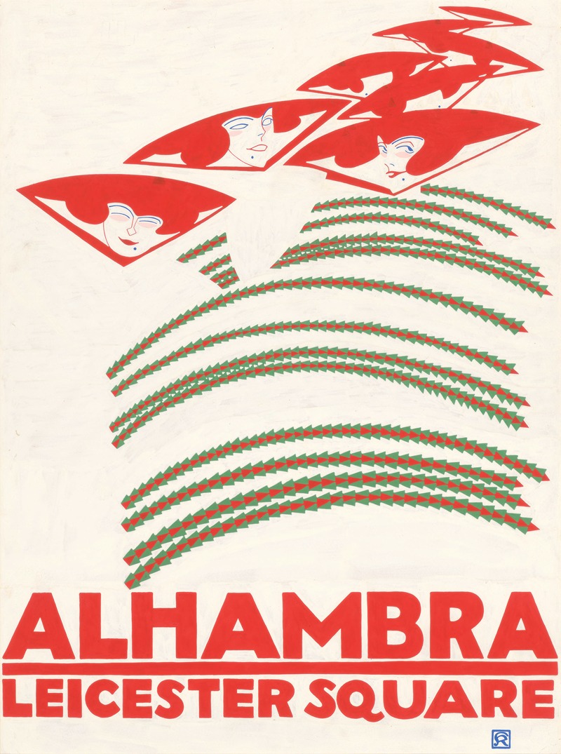 Alhambra Leicester Square Entwurf by Юлий Клингер, 1909 - 1910 — digital art print download
