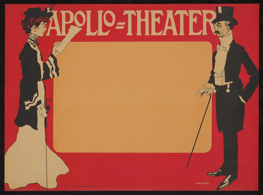 Apollo-Theater by Julius Klinger, 1902 — digital art print download