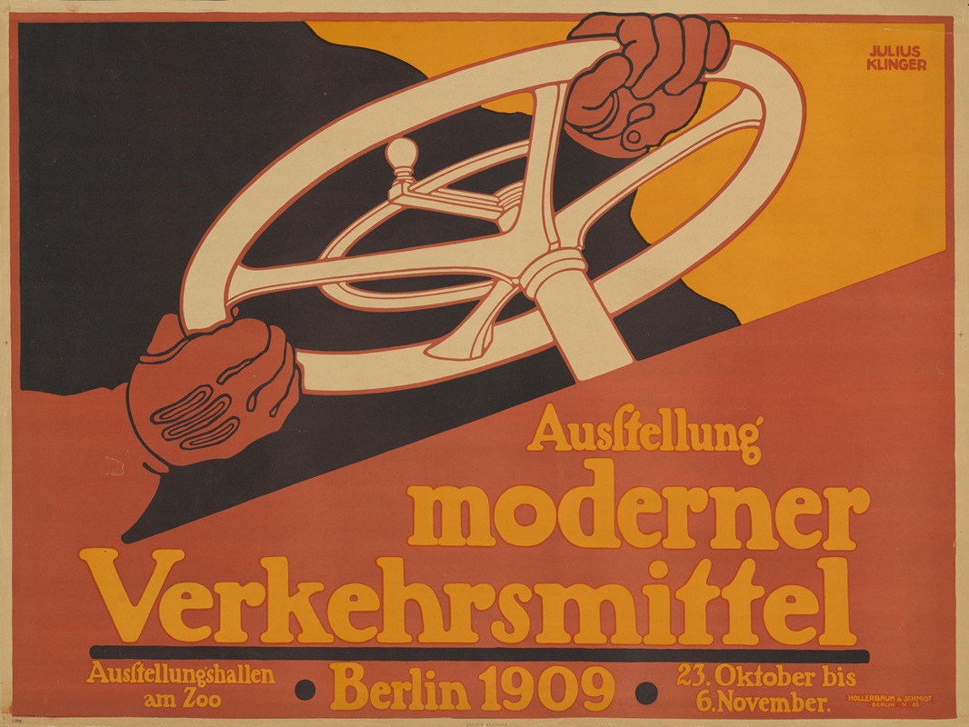 Ausstellung moderner Verkehrsmittel — Julius Klinger