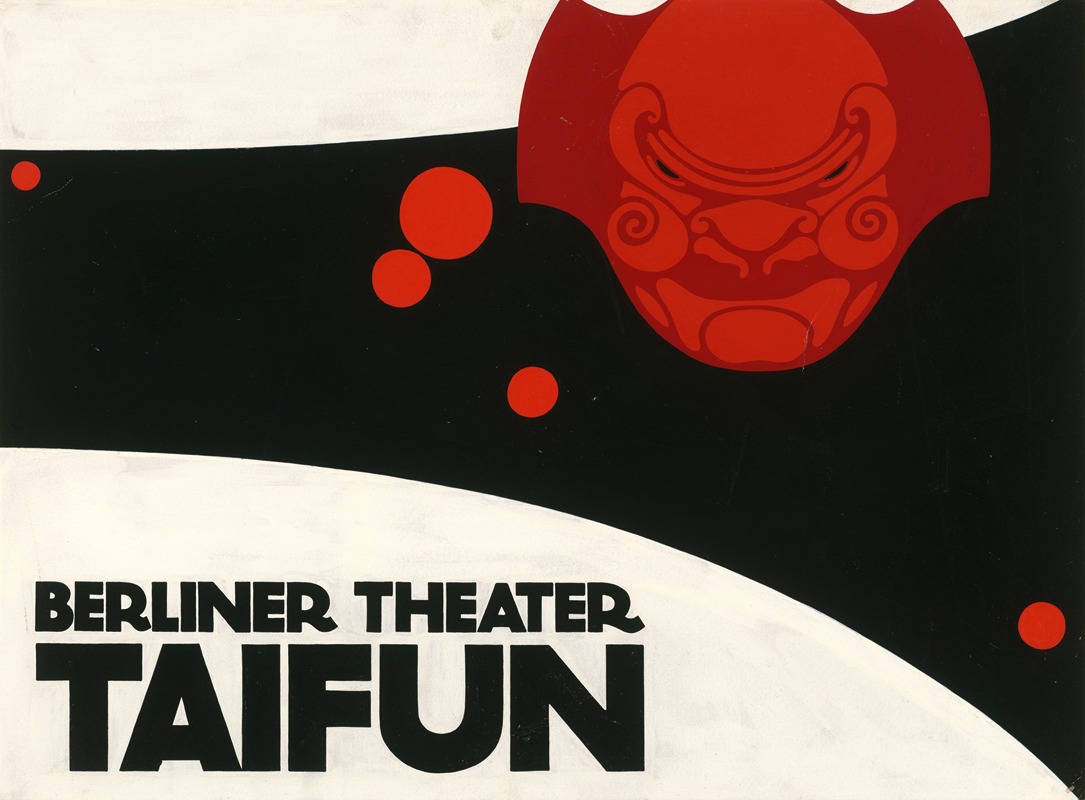 Berliner Theater Taifun by Юлий Клингер, 1910 — digital art print download