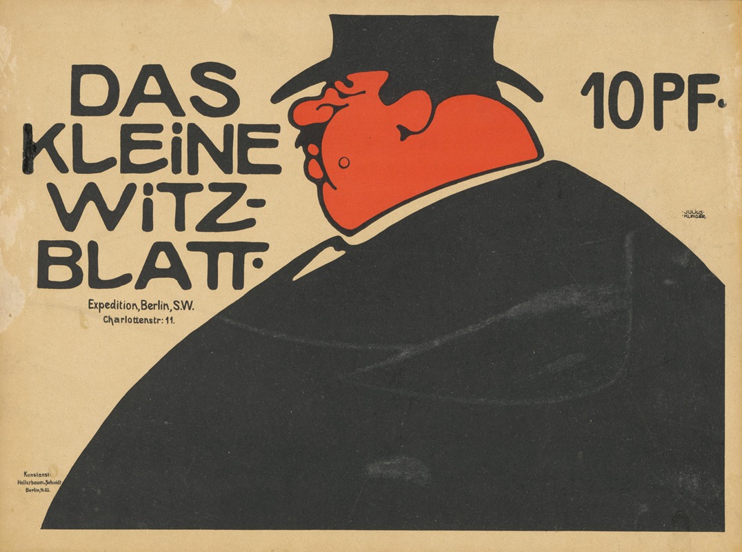 Das kleine Witzblatt by Юлий Клингер, 1901 — digital art print download