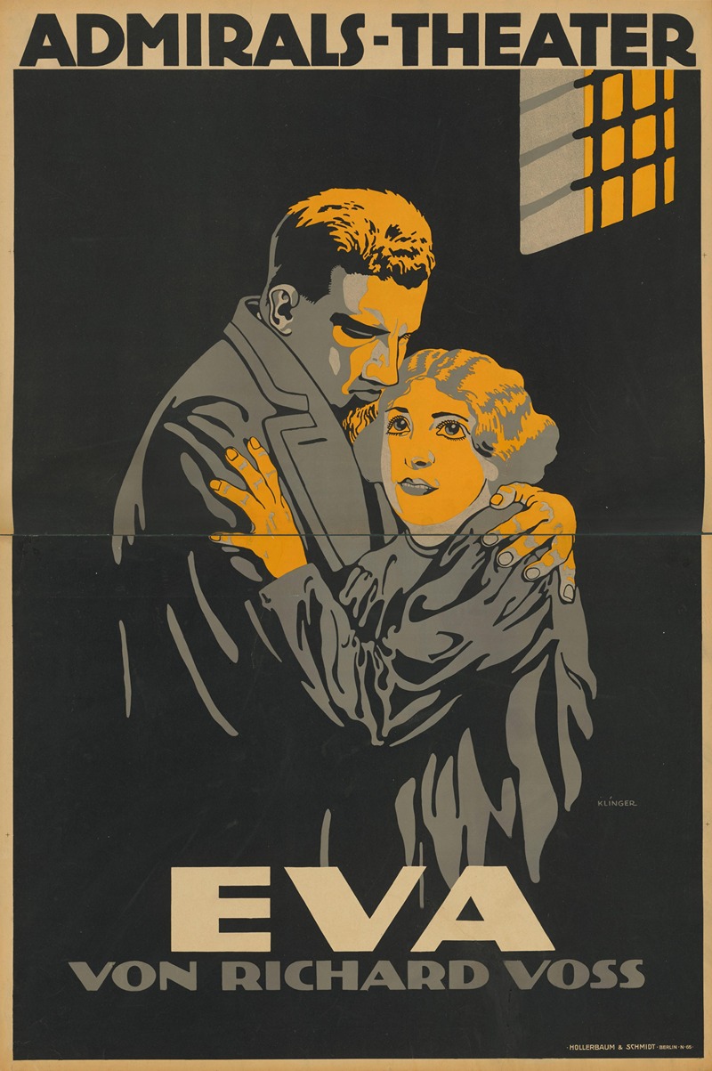 Eva by Юлий Клингер, 1913 — digital art print download