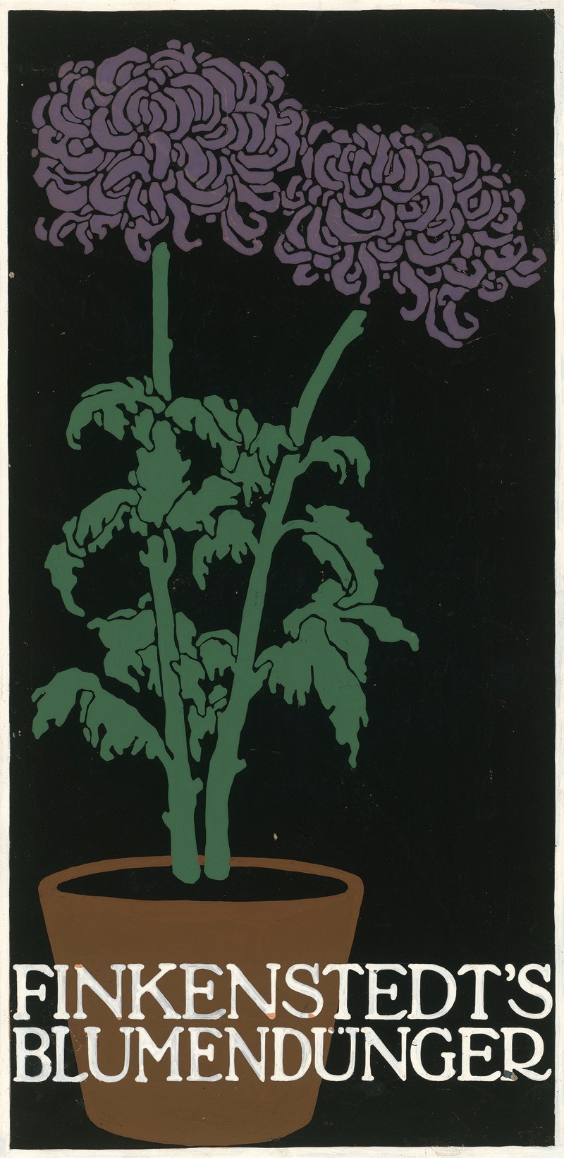Finkenstedts Blumendünger by Юлий Клингер, 1910 — digital art print download