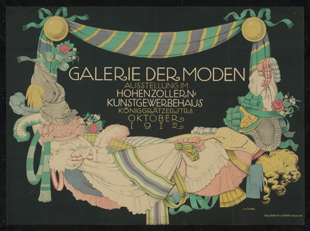 Galerie der Moden by Юлий Клингер, 1912 — digital art print download