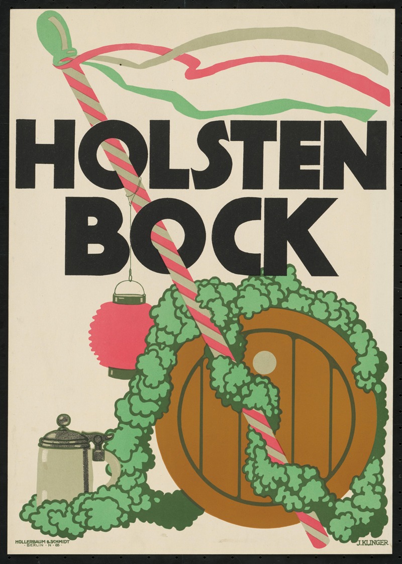 Holsten Bock by Юлий Клингер, 1910 — digital art print download