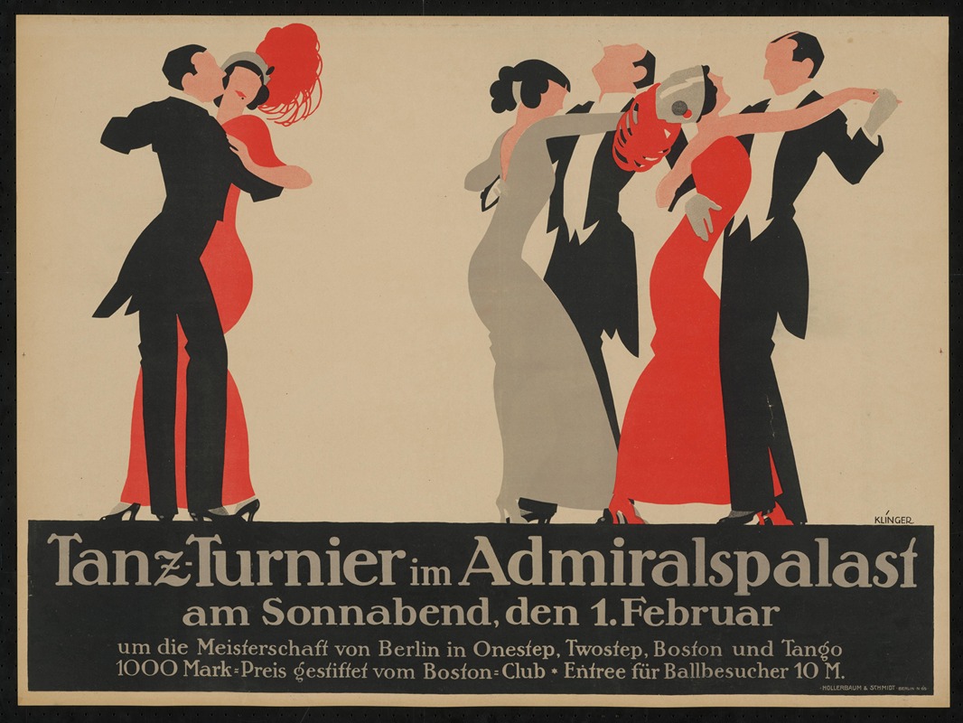 Tanz-Turnier im Admiralspalast — Julius Klinger