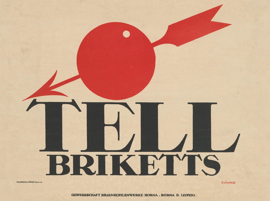 Tell Briketts by Юлий Клингер, 1910 — digital art print download
