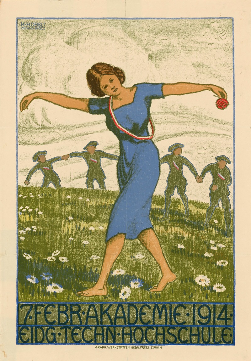 Akademie Eidgenössische Hochschule 1914 — K. Kobelt
