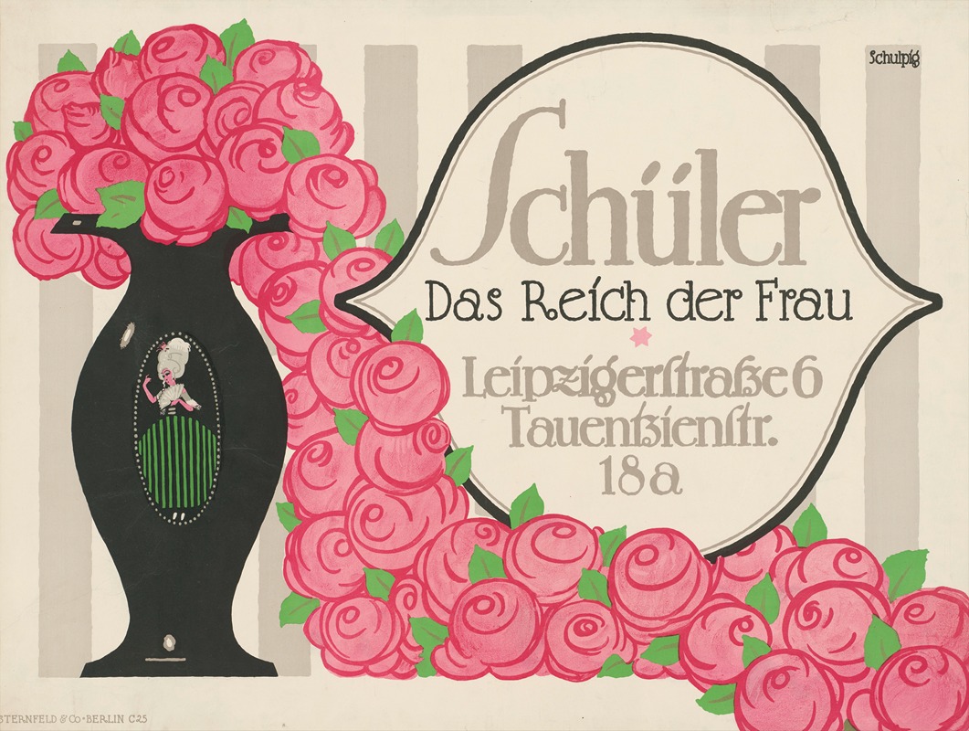 Schüler. Das Reich der Frau by Karl Schulpig, 1899 - 1912 — digital art print download