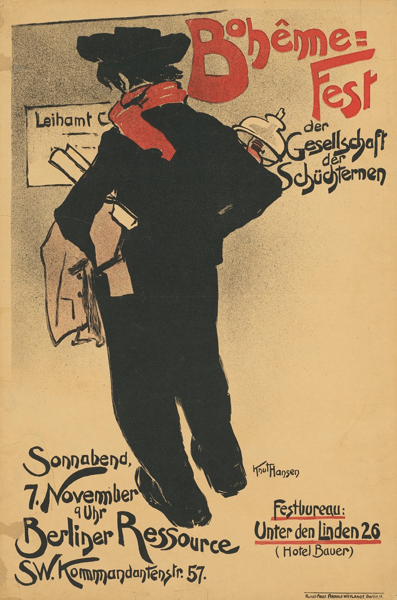 Bohême-Fest der Gesellschaft der Schüchternen — Knut Hansen