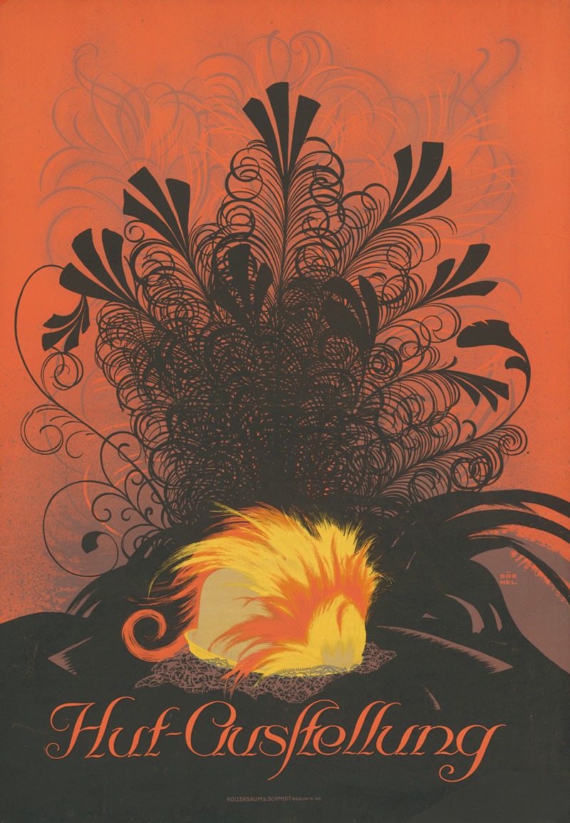 Hut-Ausstellung 2 by Kurt Börmel, 1909 — digital art print download