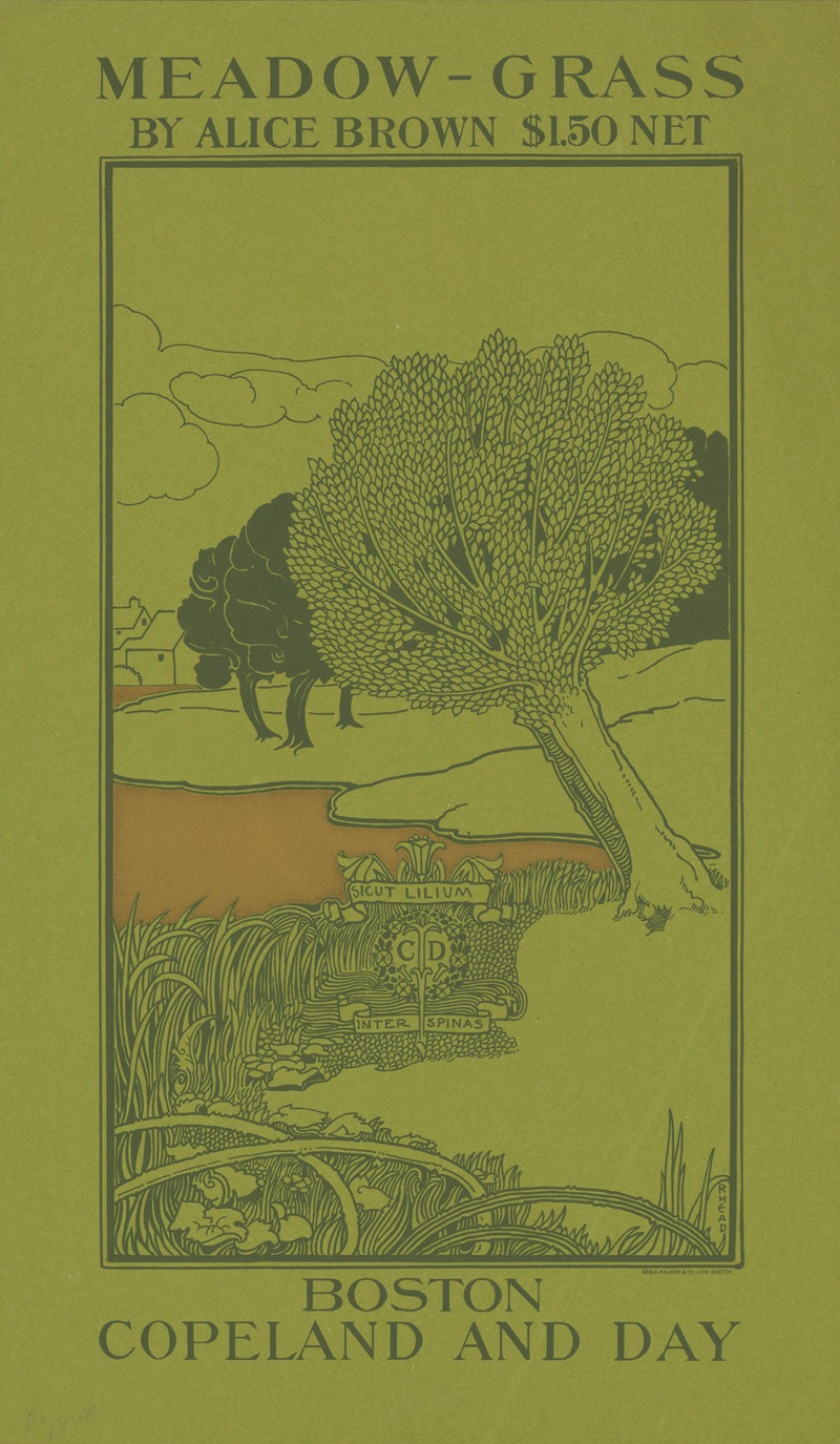 Meadow – Grass by Alice Brown by Луи Рид, 1895 — digital art print download