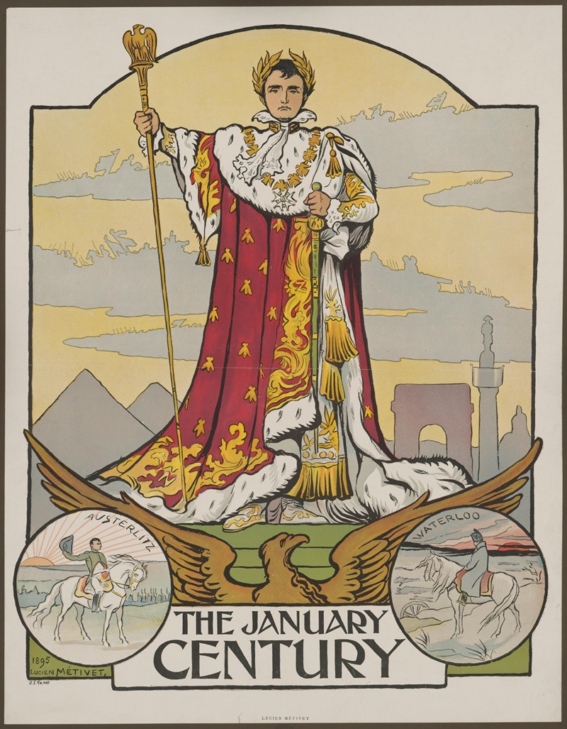 The January Century by Люсьен Метиве, 1895 — digital art print download
