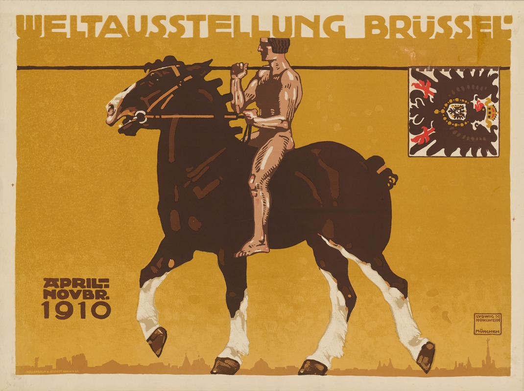 Weltausstellung Brüssel 1910 — Ludwig Hohlwein