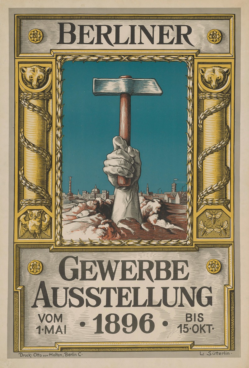 Berliner Gewerbe-Ausstellung 1896 — Ludwig Sütterlin