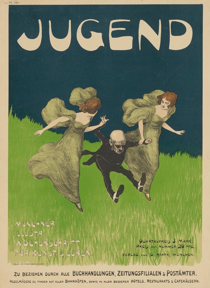 Jugend by Ludwig von Zumbusch, 1896 — digital art print download
