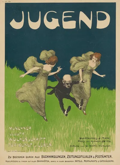 Jugend by Людвиг фон Цумбуш, 1896 — digital art print download