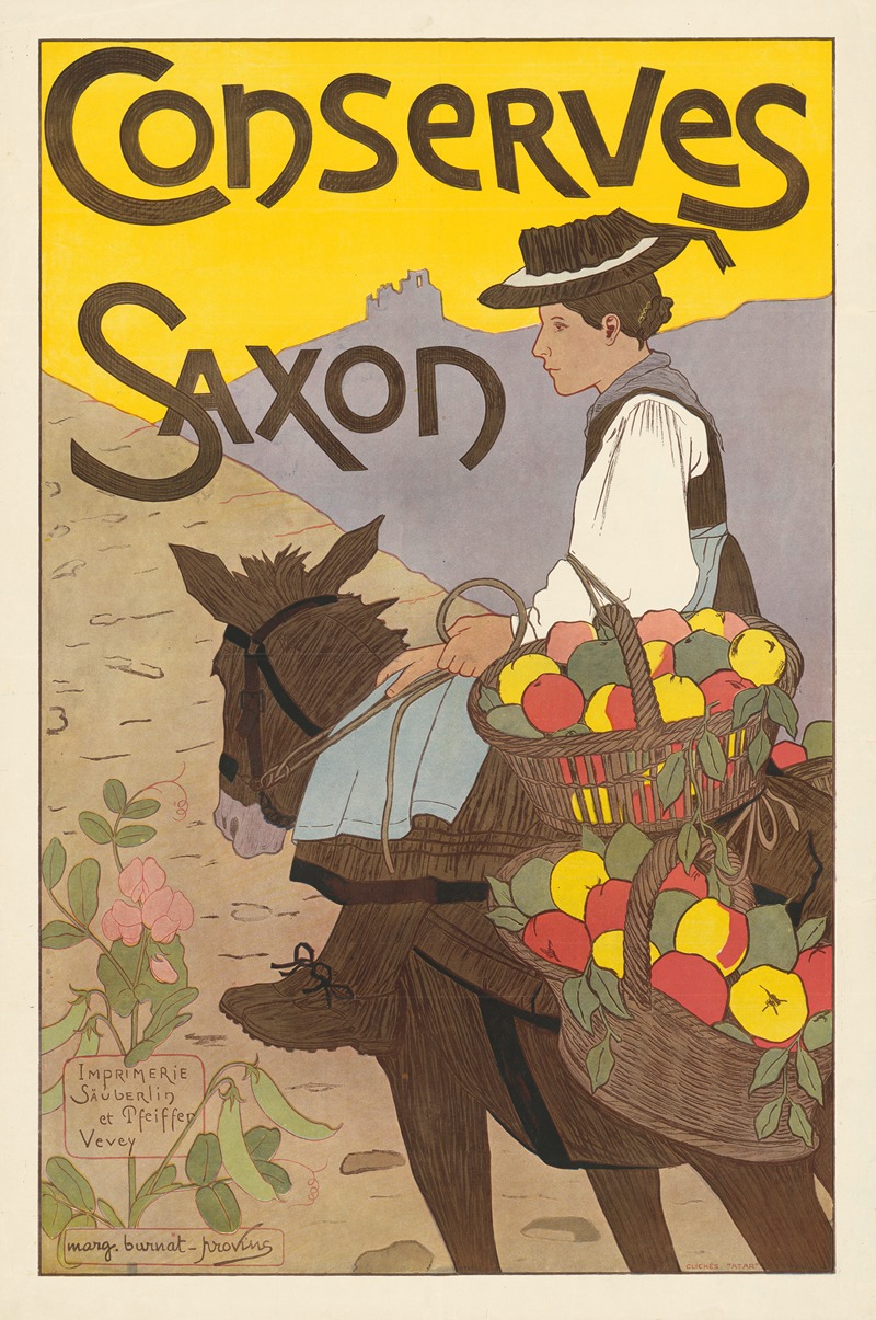 Conserves Saxon by Marguerite Burnat-Provins, 1905 — digital art print download