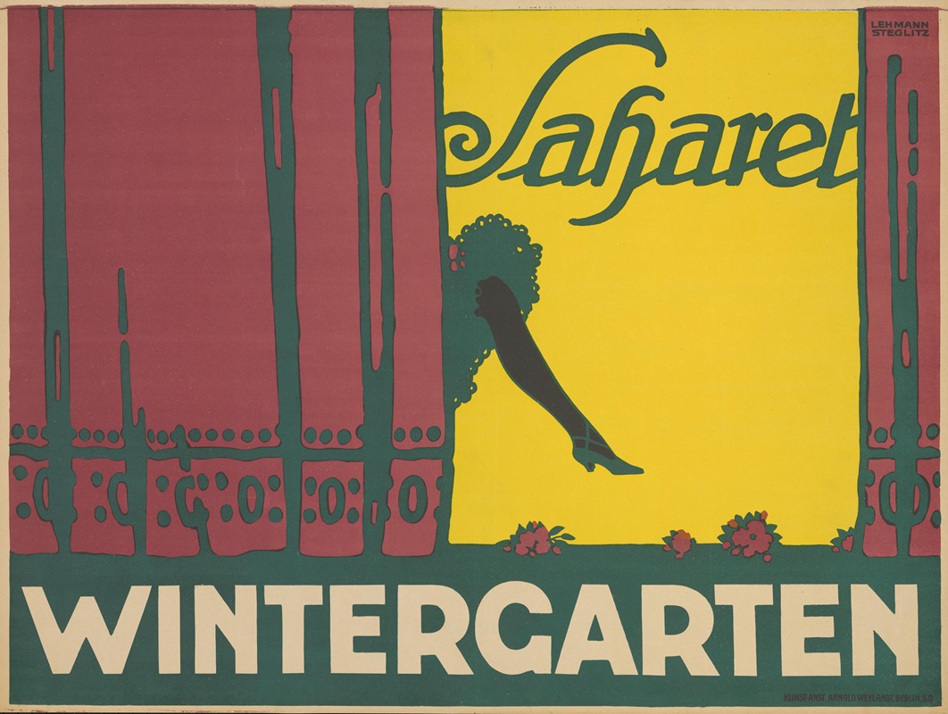 Saharet. Wintergarten by Martin Lehmann-Steglitz, 1912 — digital art print download