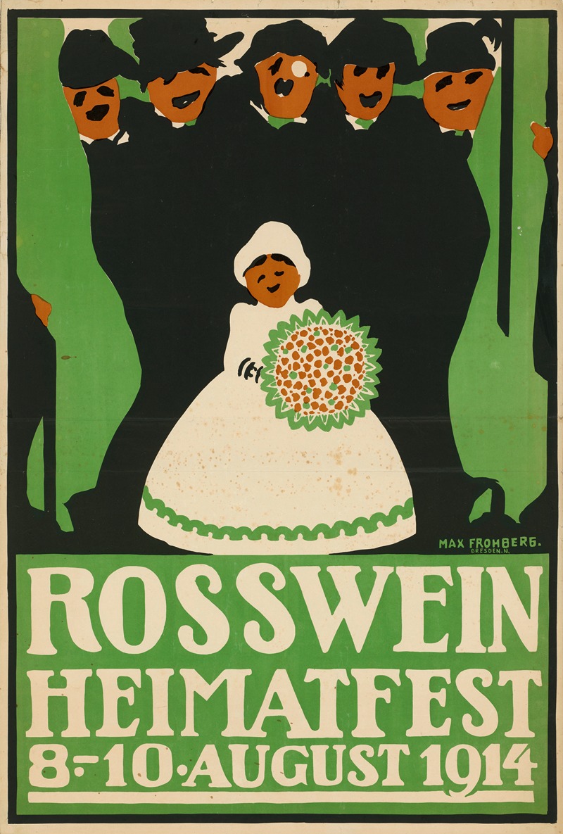 Rosswein Heimatfest 1914 — Max Frohberg