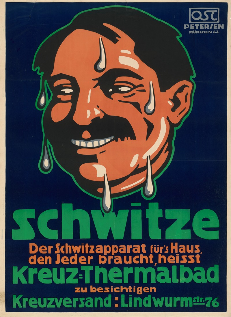 Schwitze Kreuz-Thermalbad by Oskar Petersen — digital art print download