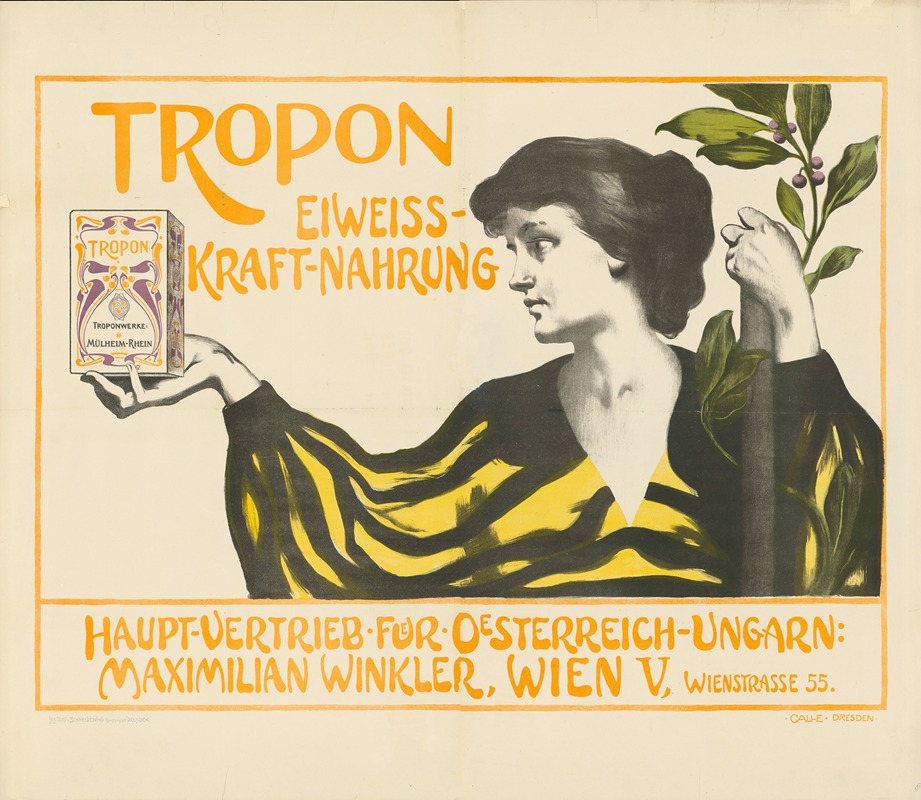 Tropon. Eiweiß-Kraft-Nahrung — Oswald Galle