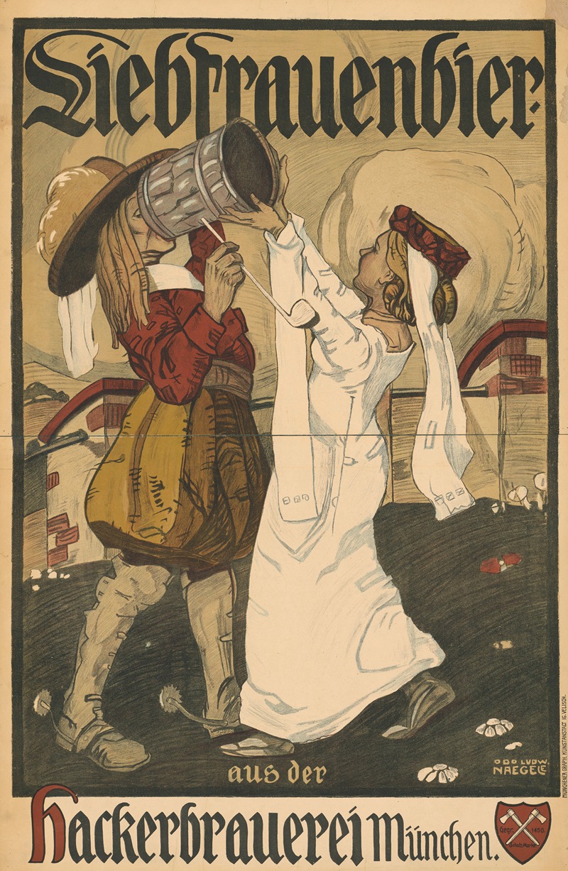 Liebfrauenbier aus der Hackerbrauerei München — Otto Ludwig Naegele